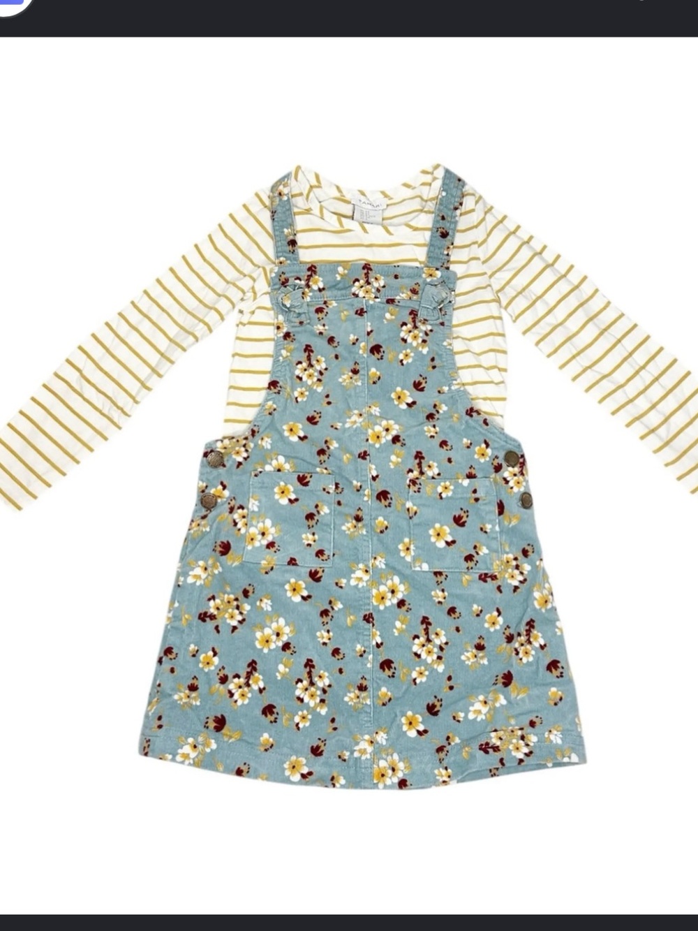 Matching set worn once . Girls size 8